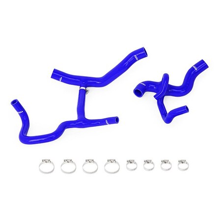Mishimoto Blue Silicone With One Upper Hose One Lower Hose Eight Worm Gear Clamps MMHOSE-CAM6-16CBL